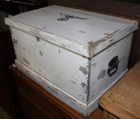 Painted box with Swastika emblem